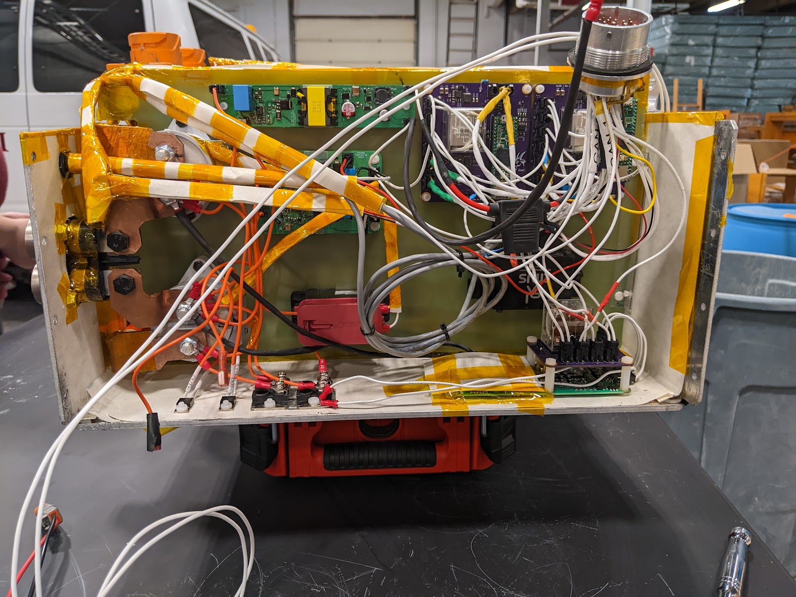 our HV control box